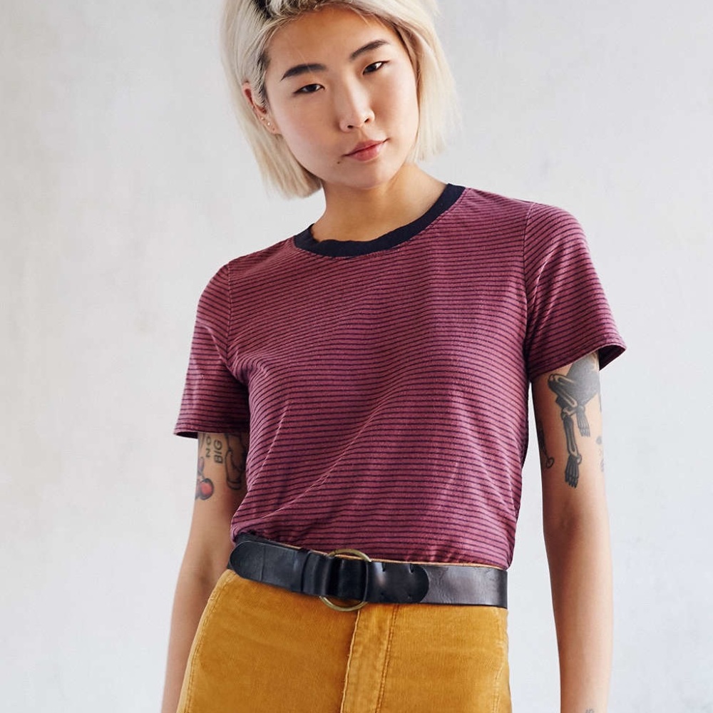 Truly Madly Deeply Boyfriend Ringer Tee